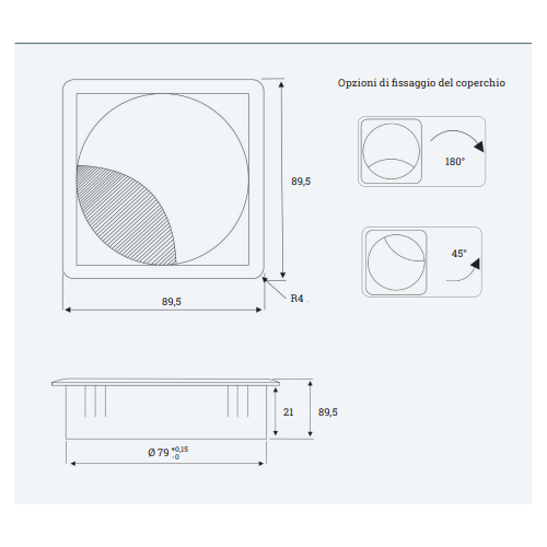 PASSACAVO QUADRO E SPAZZOLA NERA...