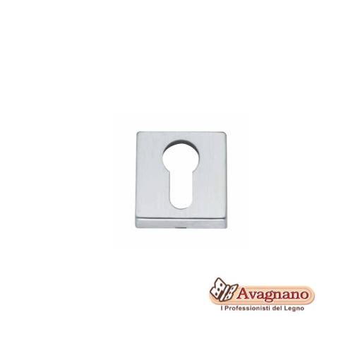 BOCCHETTA YALE QUADRA CROMO SATINATO - MARIVA