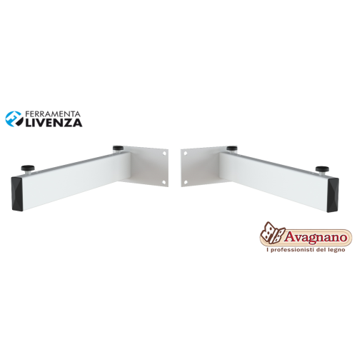COPPIA STAFFE REGGIMENSOLA BIANCO...