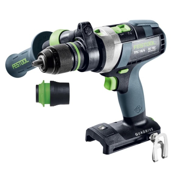 Trapano avvitatore con percussione a batteria TPC 18/4-Basic QUADRIVE - FESTOOL