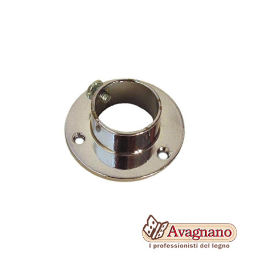 REGGITUBO NICHELATO LATERALE TONDO D.25 mm - MANART
