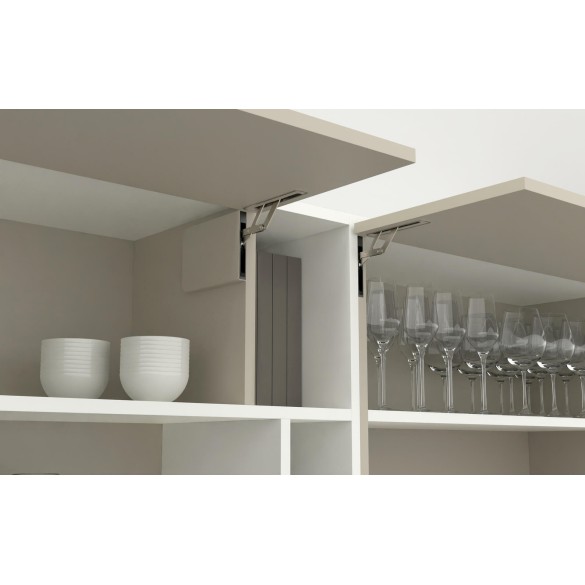 SET PER RIBALTA UNICO FLAP CONFIGURAZIONE 3 NICHEL - EFFEGIBREVETTI