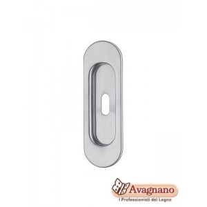 MANIGLIA INCASSO OVALE CON FORO ORO LUCIDO - MARIVA