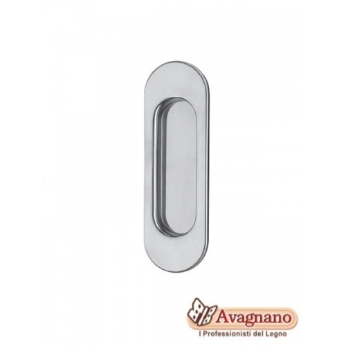 MANIGLIA INCASSO OVALE CON FORO ORO LUCIDO - MARIVA