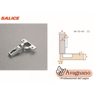 CERNIERA SALICE F.35 COLLO PIANO PER ANTE FRIGO