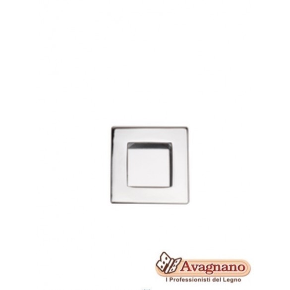 MANIGLIA INCASSO RETTANGOLARE CON FORO ORO LUCIDO - MARIVA