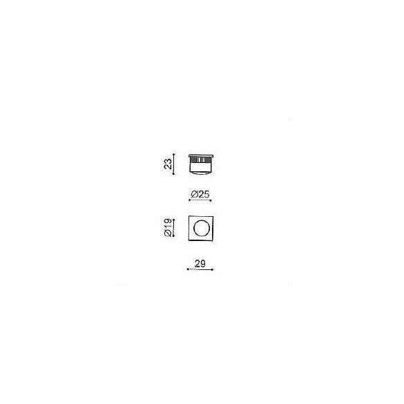 DITALE DI TRASCINAMENTO TONDO ORO LUCIDO - MARIVA