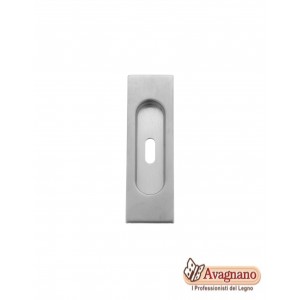 MANIGLIA INCASSO RETTANGOLARE CON FORO ORO LUCIDO - MARIVA