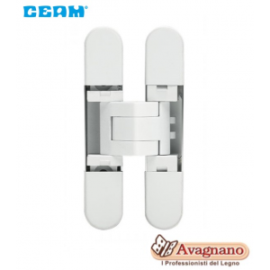 CERNIERA A SCOMPARSA PER PORTE CEAM 1430 3D BIANCO OPACO