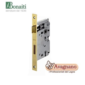 SERRATURA PATENT E.50 BQ OTTONE LUCIDO - BONAITI