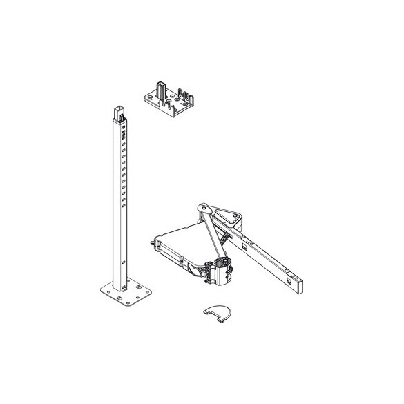 CESTO GIREVOLE ESTRAIBILE LAVA CORNERSTONE MAXX SX - HAFELE