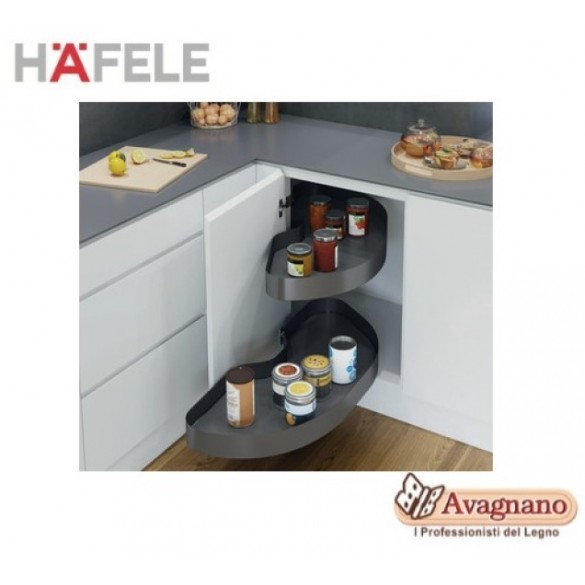 CESTO GIREVOLE ESTRAIBILE LAVA CORNERSTONE MAXX DX - HAFELE