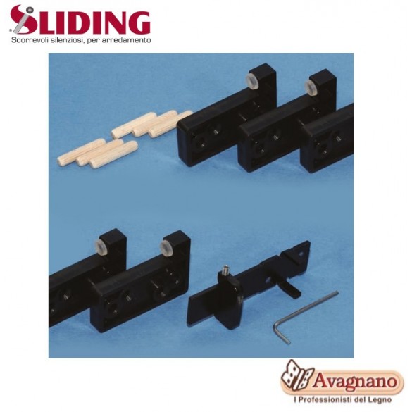 KIT ANTE A TRASCINAMENTO PER LEGNO - SLIDING