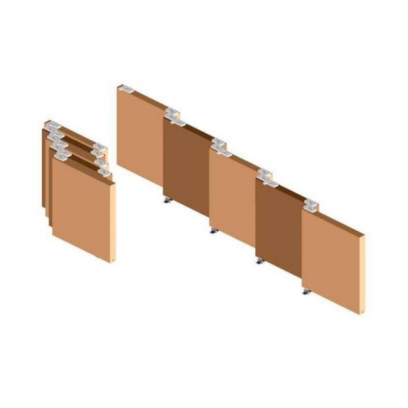 KIT ANTE A TRASCINAMENTO PER LEGNO - SLIDING