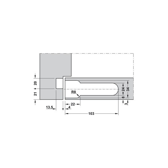 KIT CERNIERA A BILICO CROMO SAT CIR - SFS