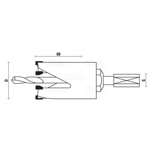 SEGHE A TAZZA IN HW d.48 - KLEIN