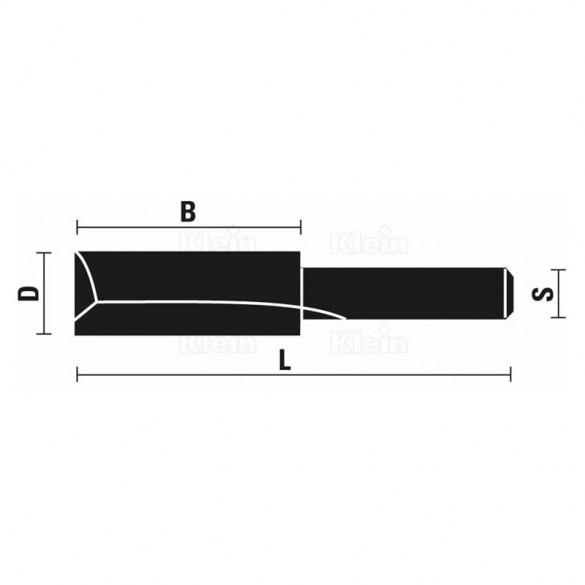 FRESA PER CANALI HW INTEGRALI G.6 D.3mm - A101.030.R - KLEIN