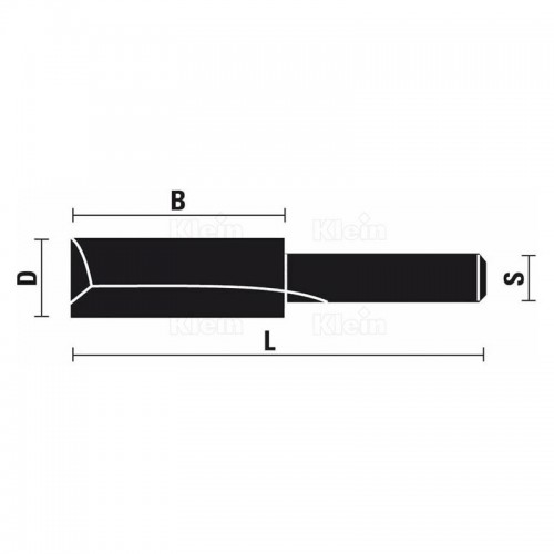 FRESA PER CANALI HW INTEGRALI G.6 D.3mm - A101.030.R - KLEIN