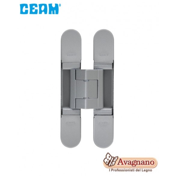 CERNIERA A SCOMPARSA PER PORTE CEAM 1430 3D ARGENTO