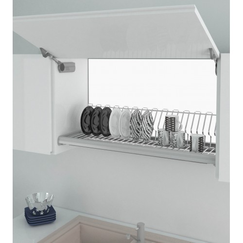 SCOLAPIATTI A TELAIO 90 CM INOX 716/90 - INOXA