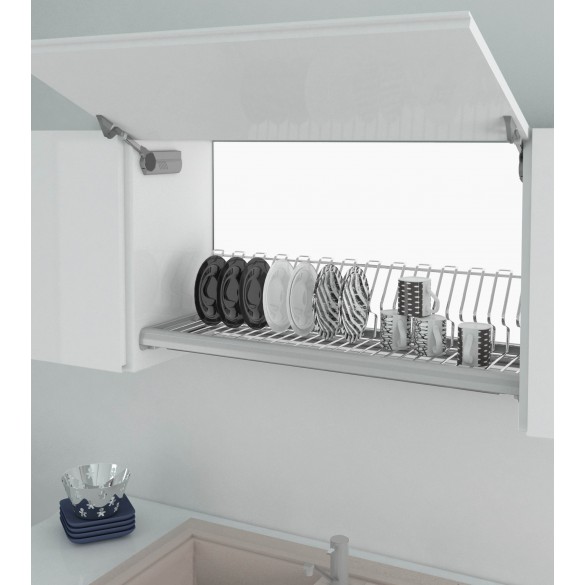 SCOLAPIATTI A TELAIO 90 CM INOX 716/90 - INOXA