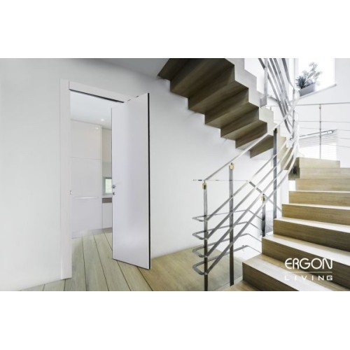 KIT ERGON T.E. ROTOTRASLANTE LARGHEZZA FORO MURO DA 800 A 1100 mm ARGENTO- CELEGON