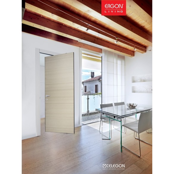 KIT ERGON T.E. ROTOTRASLANTE LARGHEZZA FORO MURO DA 800 A 1100 mm ARGENTO- CELEGON