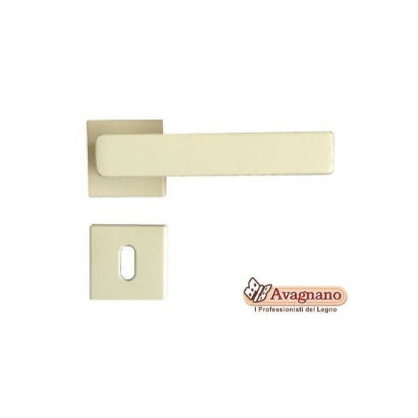 MANIGLIA QUADRA CROMO SATINATO - MARIVA