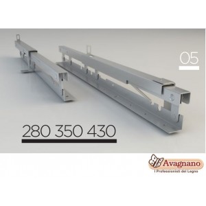 GUIDA ALLUNGATAVOLI BILATERALE 430 MM SP 32 - OMAGBRENNA