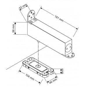 CHIUDIPORTA A PAVIMENTO AMMORTIZZATO FS980 - MERONI 2