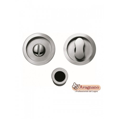 KIT INCASSO PORTE SCORREVOLI CROMO SATINATO - MARIVA