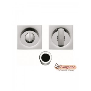 KIT MANIGLIA INCASSO PORTE SCORREVOLI QUADRO ID311BZG CROMO LUCIDO - COLOMBO DESIGN