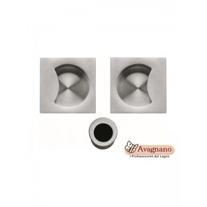 KIT MANIGLIA INCASSO PORTE SCORREVOLI QUADRO ID311BZG CROMO LUCIDO - COLOMBO DESIGN