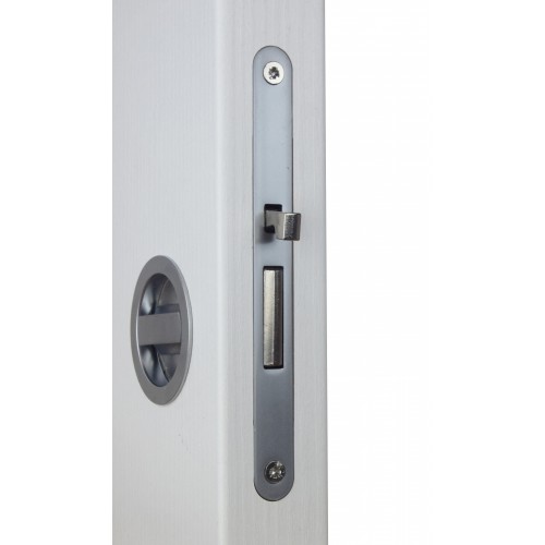 KIT INCASSO PORTE SCORREVOLI CROMO SATINATO - MARIVA