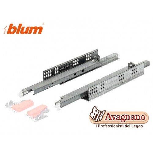 BLUM TANDEM plus BLUMOTION estr. totale, 30 kg, LN 300 mm, per adattatore, sinistra/destra