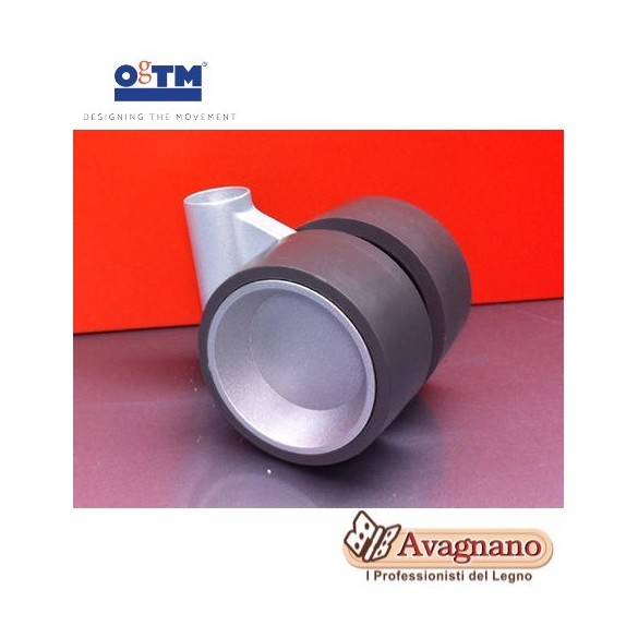 RUOTA CON PIASTRA FISSA D.40, 622NG40 - ROCARR