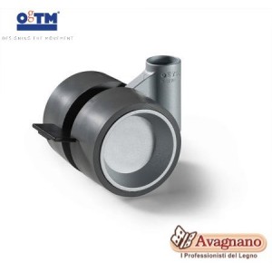 RUOTA CON PIASTRA FISSA D.40, 622NG40 - ROCARR