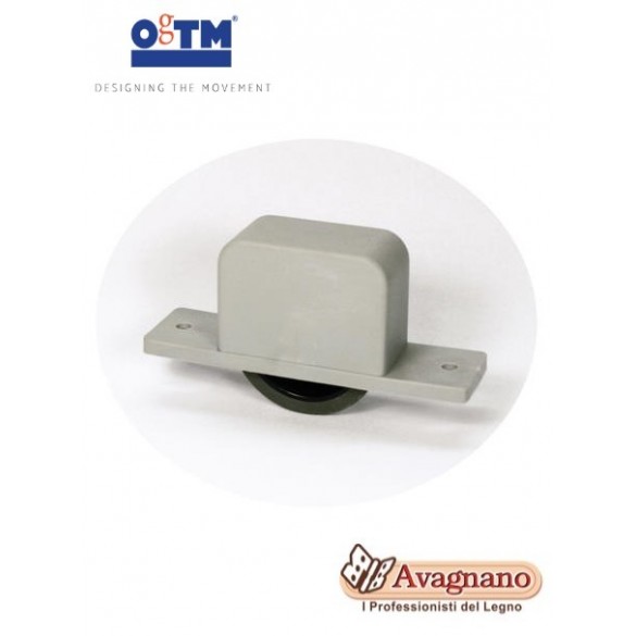 RUOTA CON PIASTRA FISSA D.40, 622NG40 - ROCARR