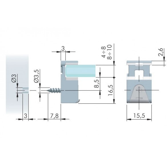 REGGICRISTALLO KUBIC - LIVENZA