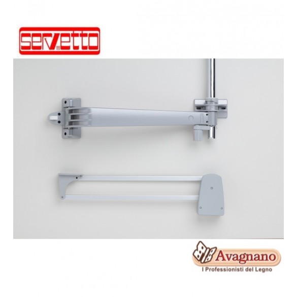 SISTEMA ROTOTRASLANTE PER MOBILE MOTION-V0 GRIGIO/ALLUMINIO - SERVETTO
