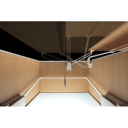 SISTEMA ROTOTRASLANTE PER MOBILE MOTION-V0 GRIGIO/ALLUMINIO - SERVETTO