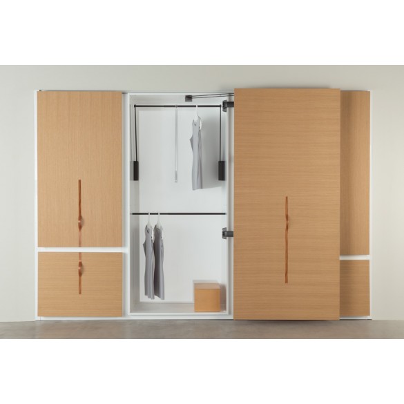 SISTEMA ROTOTRASLANTE PER MOBILE MOTION-V0 GRIGIO/ALLUMINIO - SERVETTO