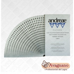 FILTRO INERZIALE IN CARTONE PIEGHETTATO PER CABINA H 90 CM - ANDREAE