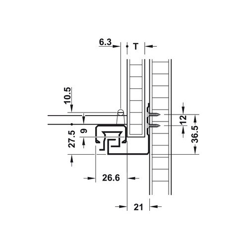 GUIDA CASSETTO MATRIX RUNNER...