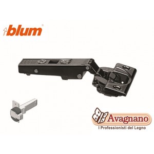 CLIP top BLUMOTION cern. stand. 110, Battuta con sormonto, fondello: Da avvitare