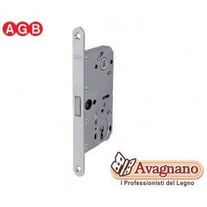 Serratura AGB POLARIS 2XT E.50 BIANCO OPACO