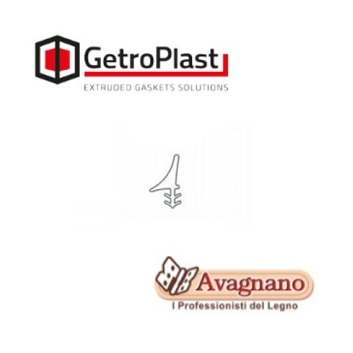 ROTOLO GUARNIZIONE SL193 PER PORTA BATTENTE BIANCO 36.5 M