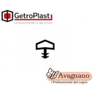 ROTOLO GUARNIZIONE SL193 PER PORTA BATTENTE BIANCO 36.5 M