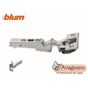 BLUM CLIP top BLUMOTION cern. ad angolo -30 gradi III, A battuta sovrapposta,