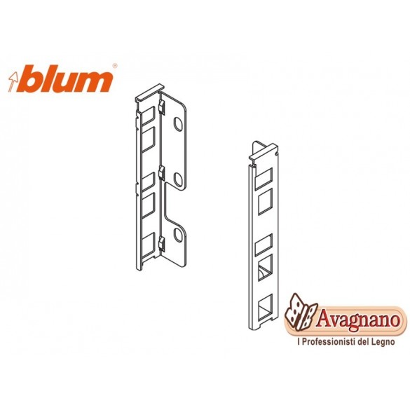 BLUM LEGRABOX SUPPORTO SCHIENALE ALTEZZA K (144mm) BIANCO